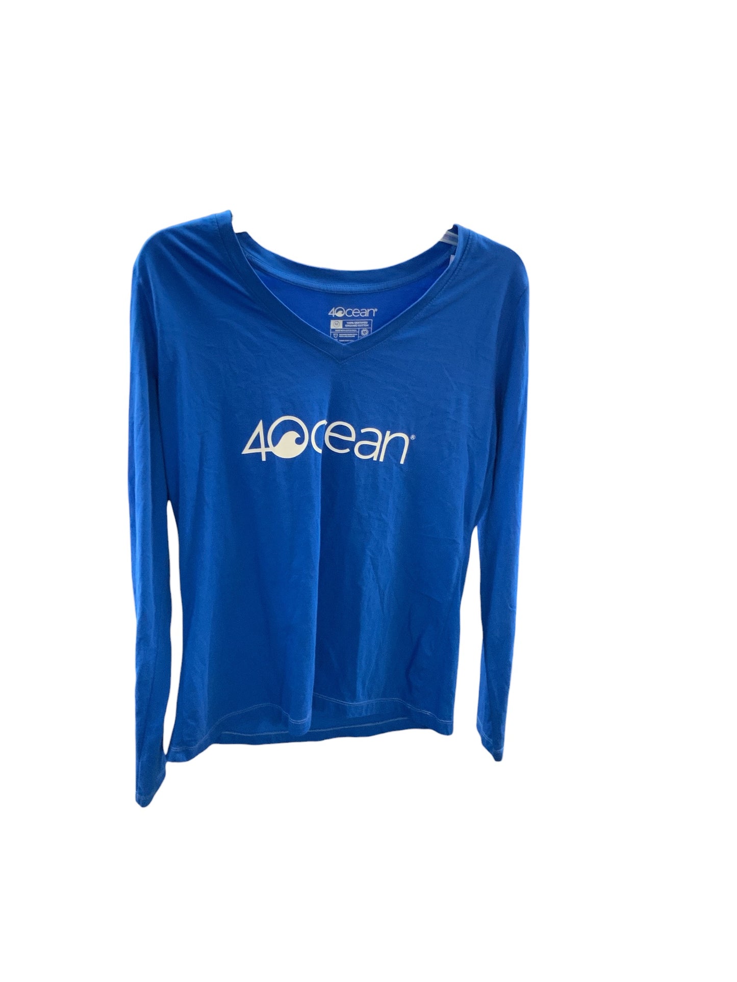 4Ocean Women's Shirt V-Neck Blue M