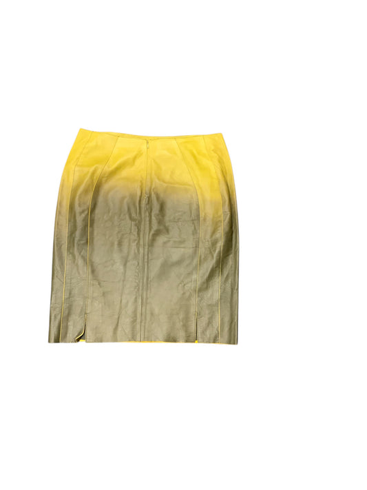 Anne Klein Women Skirt Mustard Ombre 12