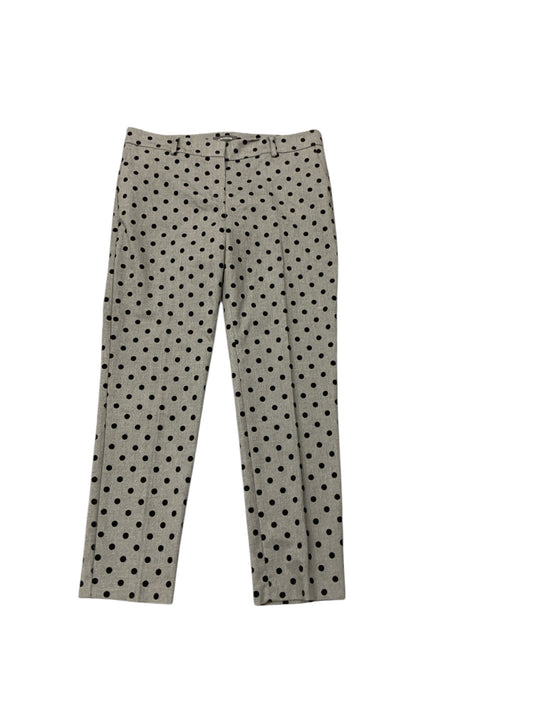 Ann Taylor Women Gray Polka Dot 10