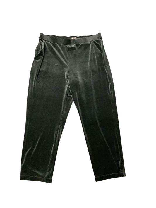 NWT Loft Women's Pant Black Velour XL