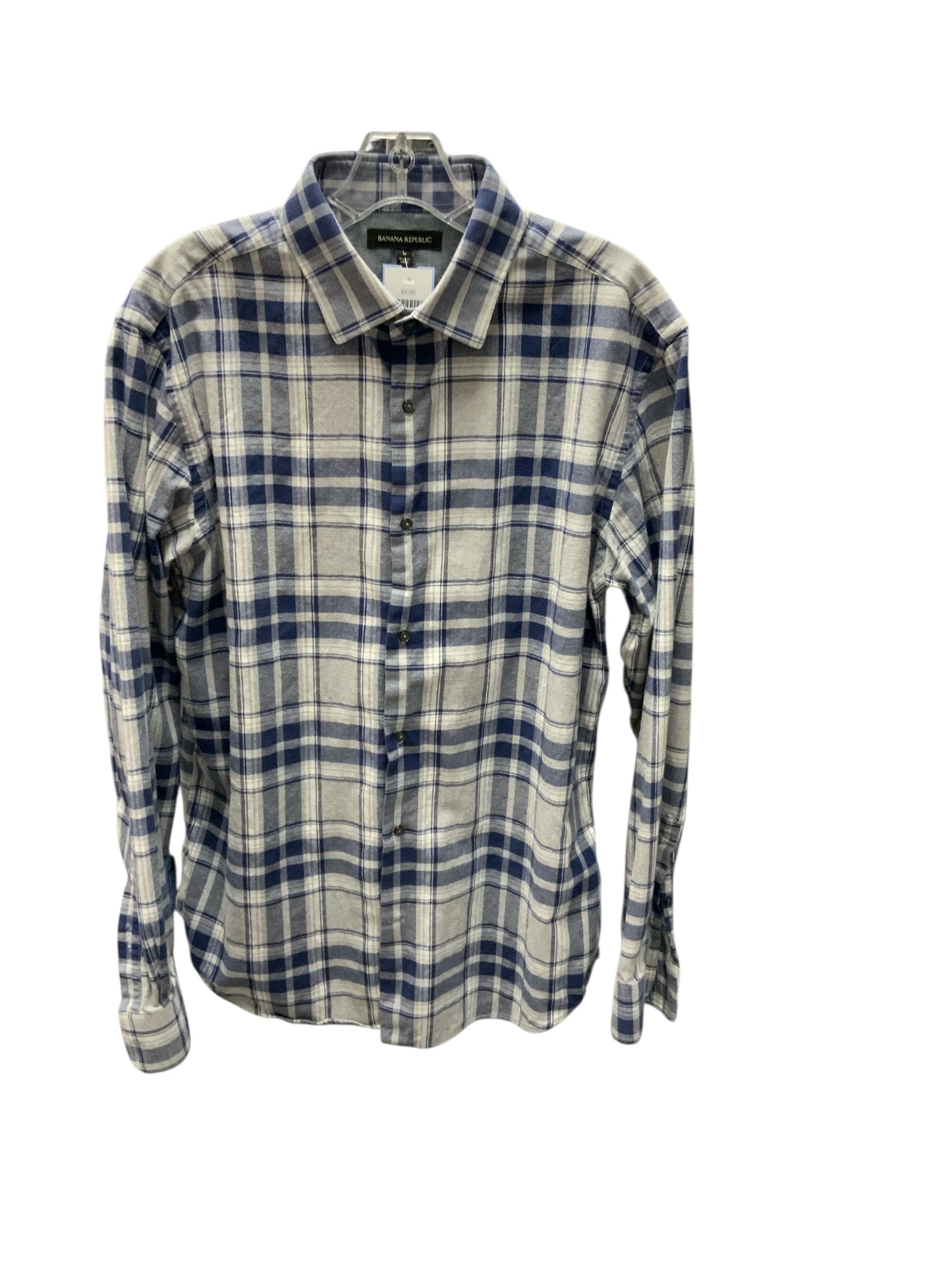 Banana Republic Men's Shirt Navy L