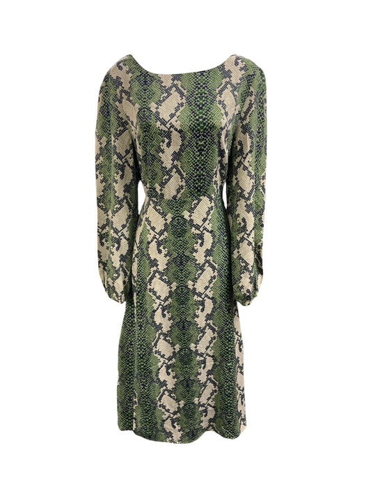 NWT Glamorous Women's Dress Green Reptile L