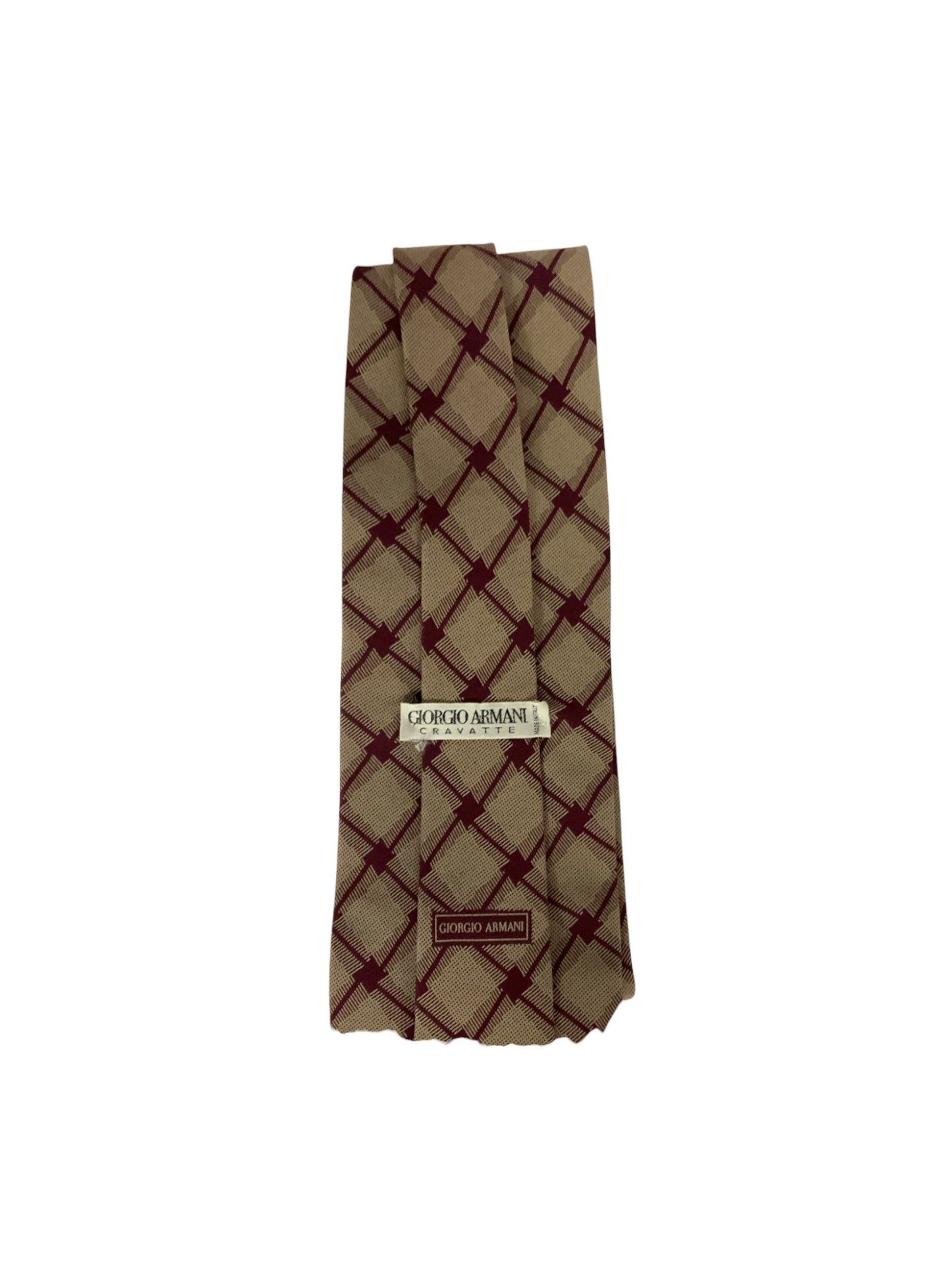 Giorgio Armani Men's Tie Burgundy