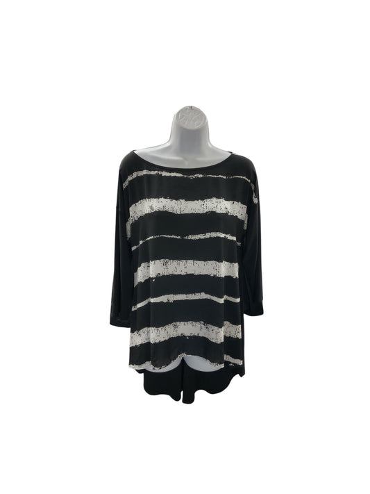 Joseph Ribkoff Women's Stripe Tunic Black 10=M