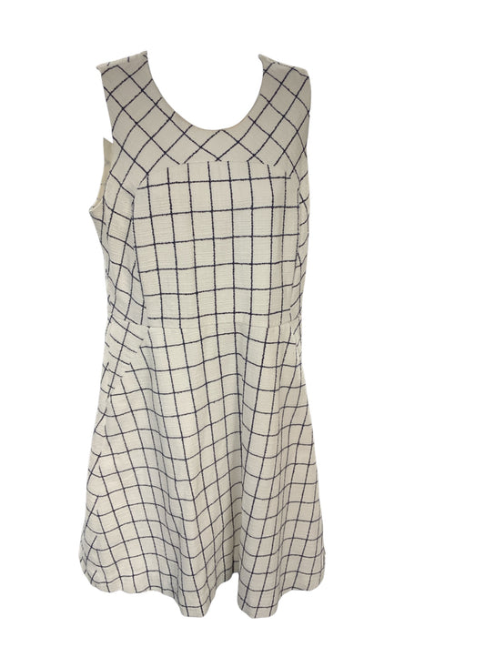 J Crew Women's Dress White Tweed 10=M