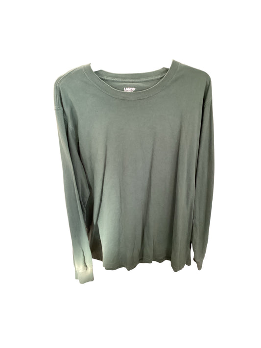 Lands End Men's Shirt Green XL