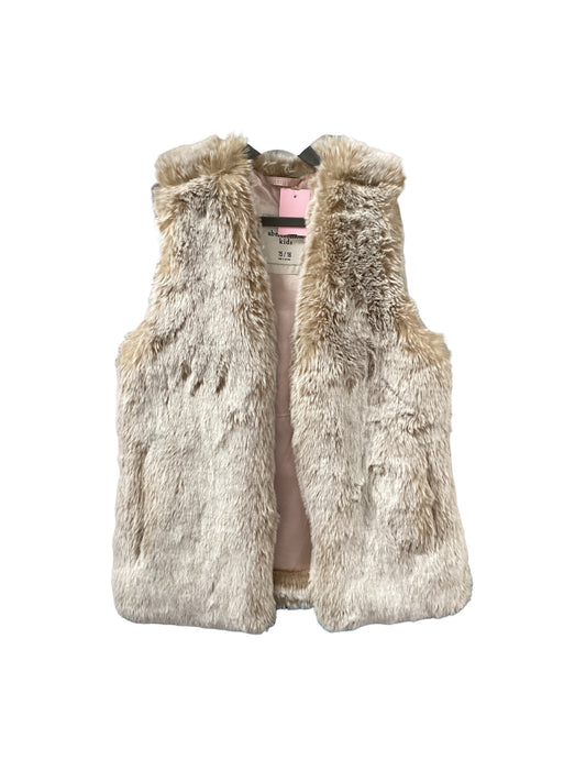 Abercrombie Kid's Girls Faux Fur Vest Tan 15/16=XL