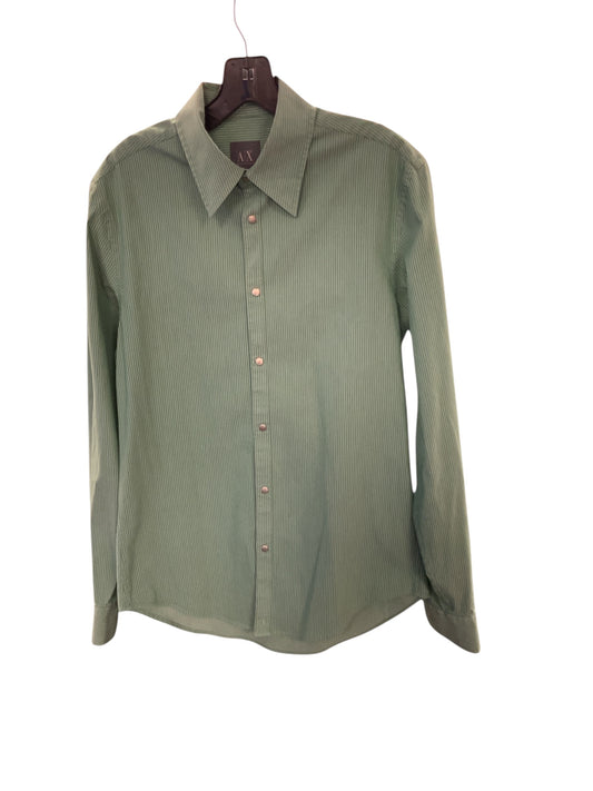 Armani AX Men's Shirt Green S