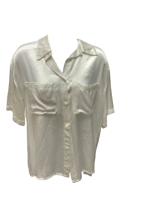 Stark X Women's Blouse White Satin XS