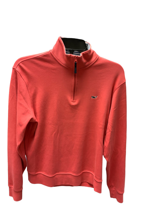 Vineyard Vines Men's 1/4 Zip Salmon XS