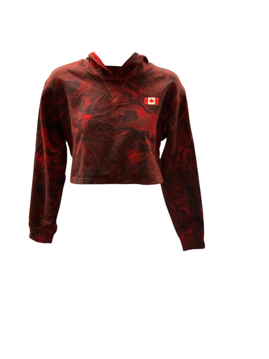 Lululemon Women's Hood Red Canada Crop 4=S