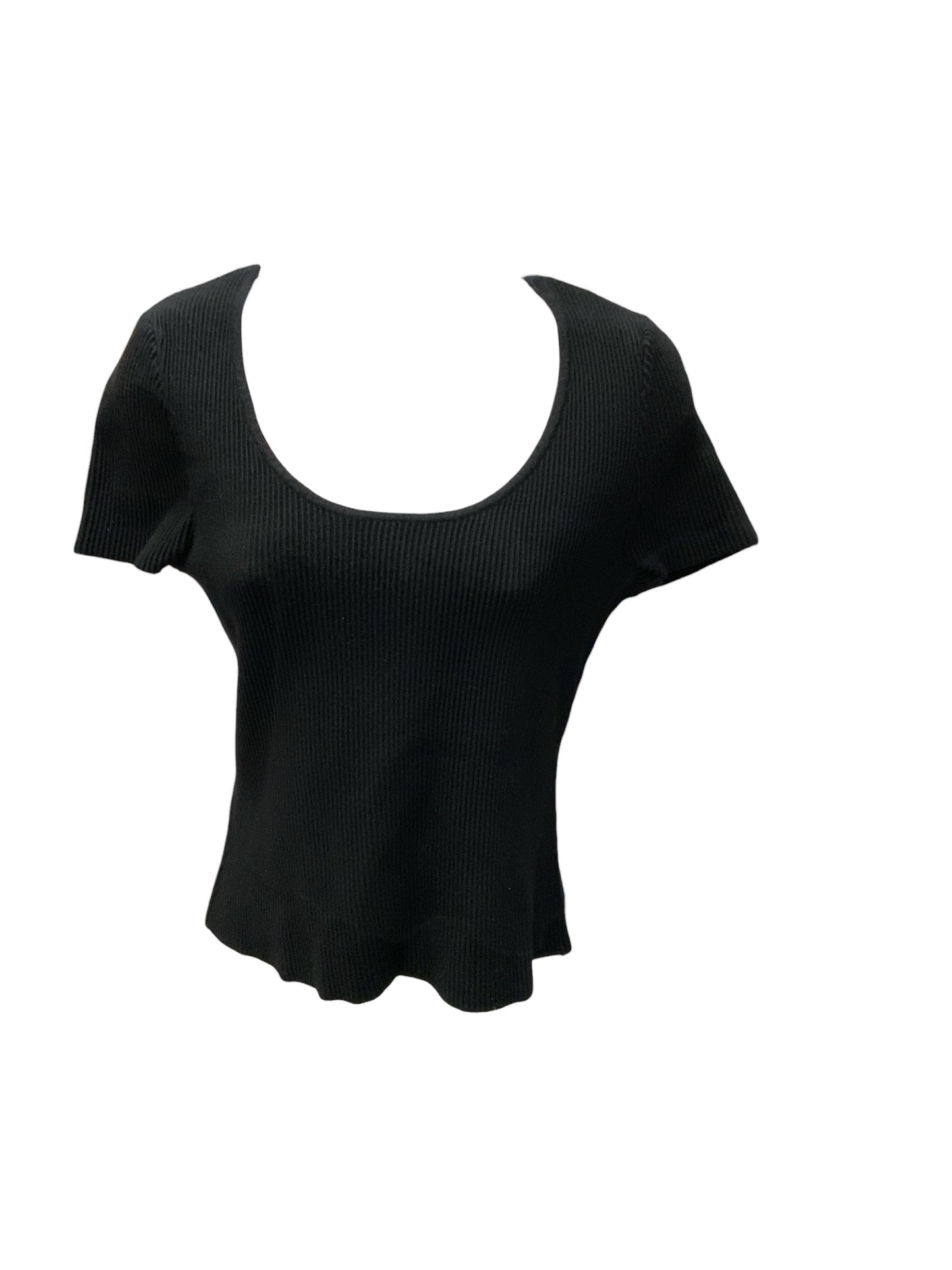 Bar III Women's Sweater Black Rib S