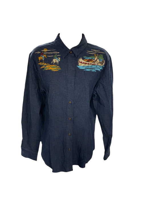 Sharon Young Dallas Women's Shirt Denim L