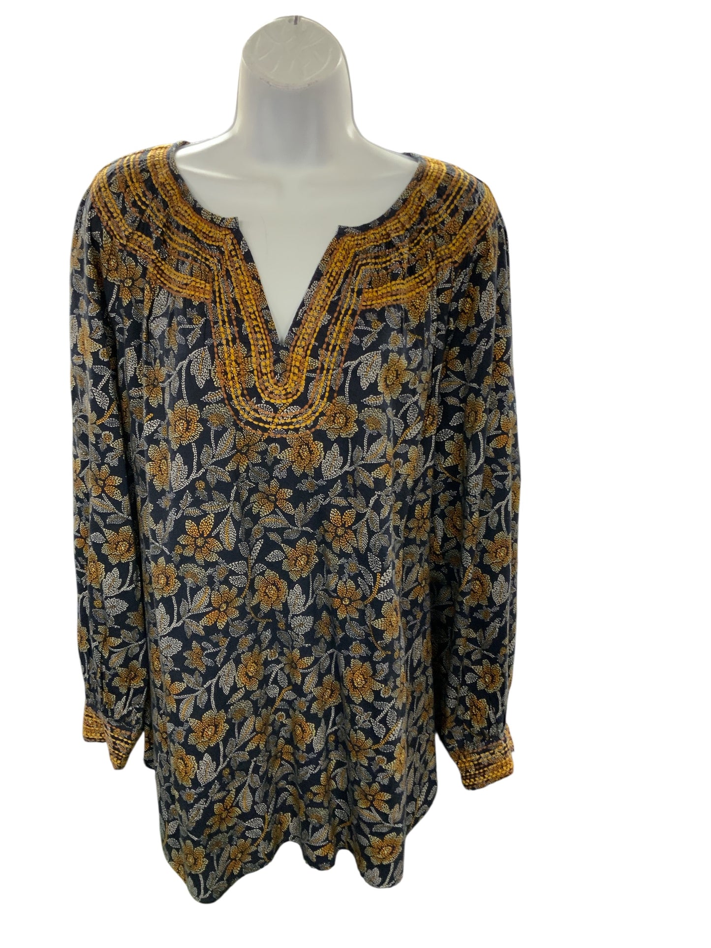 PureJill Women's Shirt Floral L