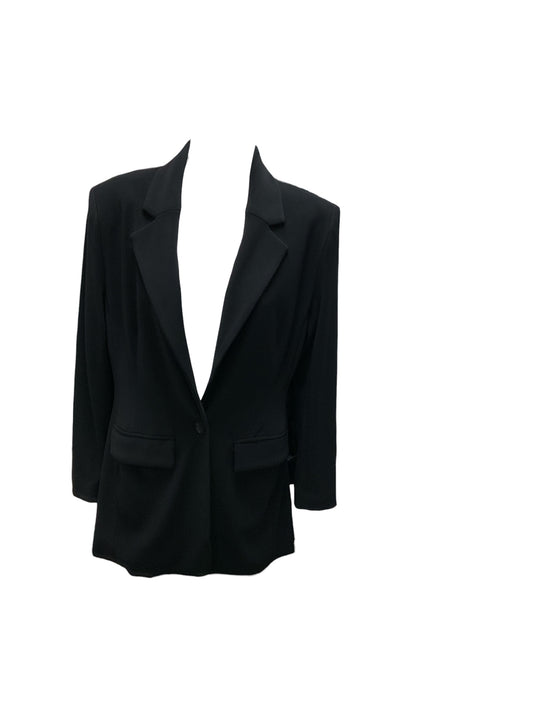 Boston Proper Women's Blazer Black Knit 4=S