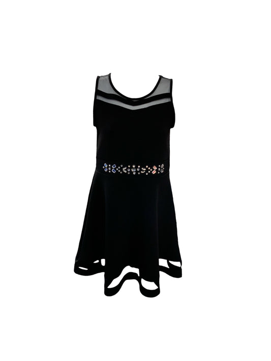 Children's Place Girl's Dress Black 14/XL