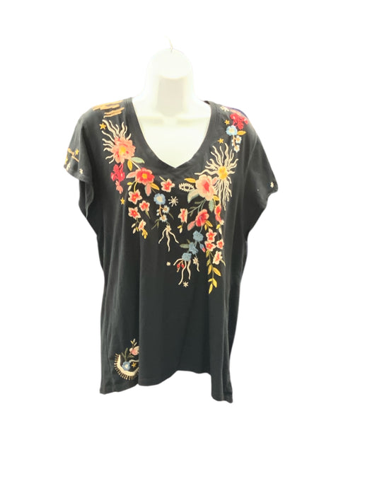Johnny Was Women's Tee Black Multi L