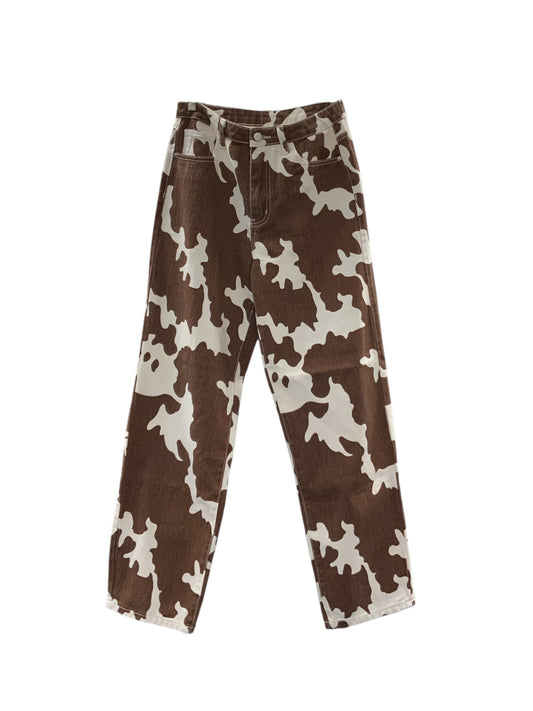 Shein Women's Jean Brown S