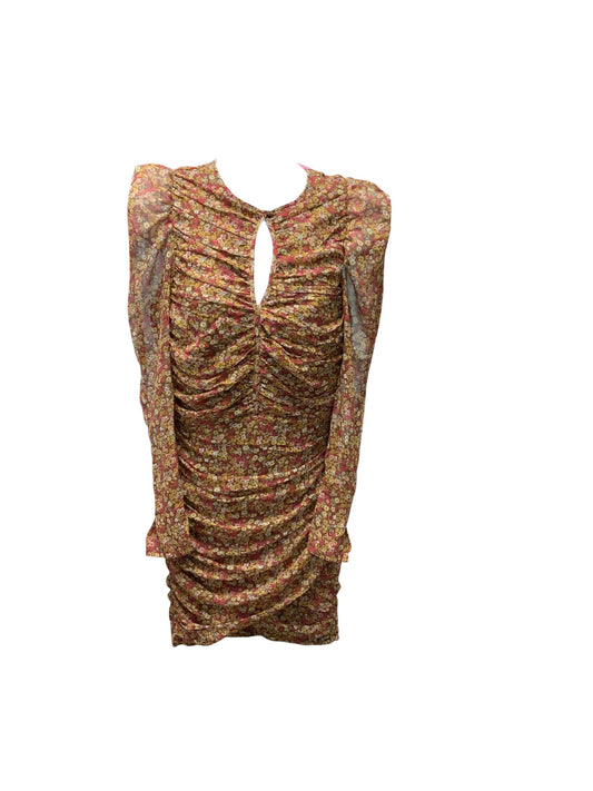 NWT Bardot Women's Dress Brown Multi 4=S