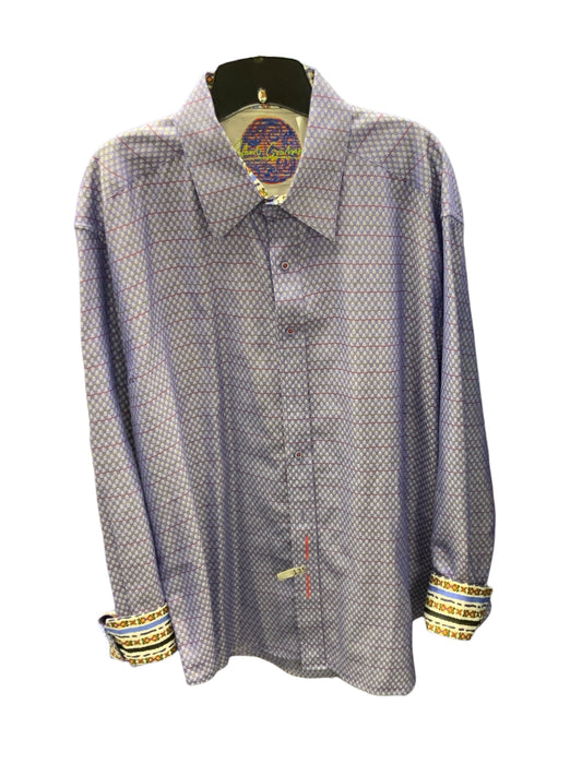 Robert Graham Men's Shirt Cobalt 2XL