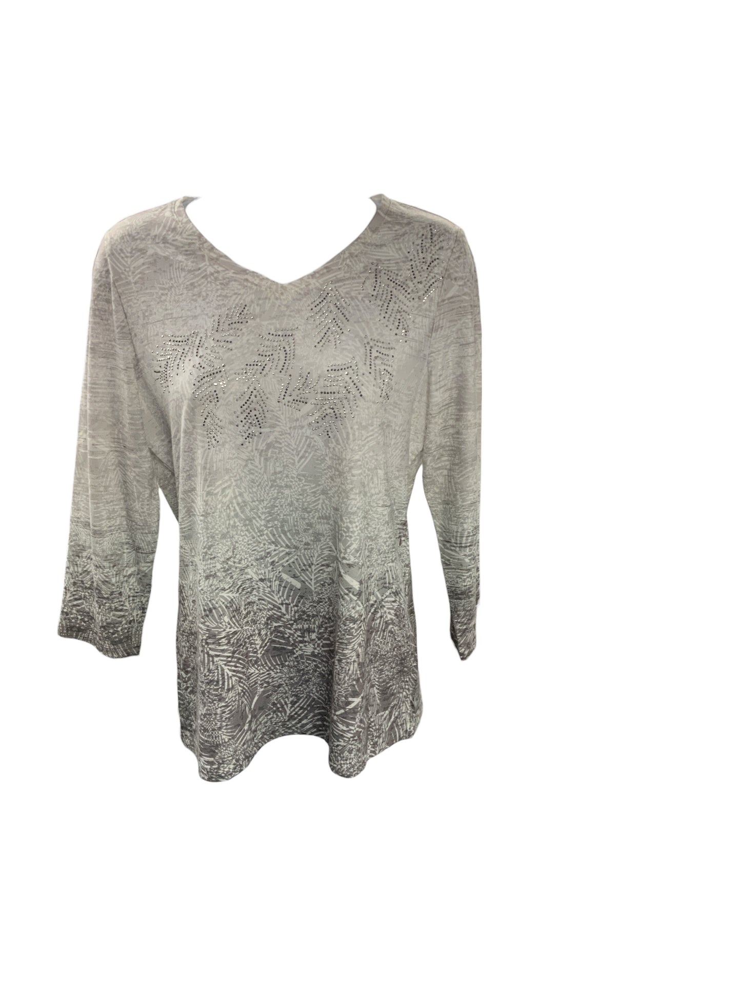 Zenergy By Chico's Women's Shirt Grey 0/S