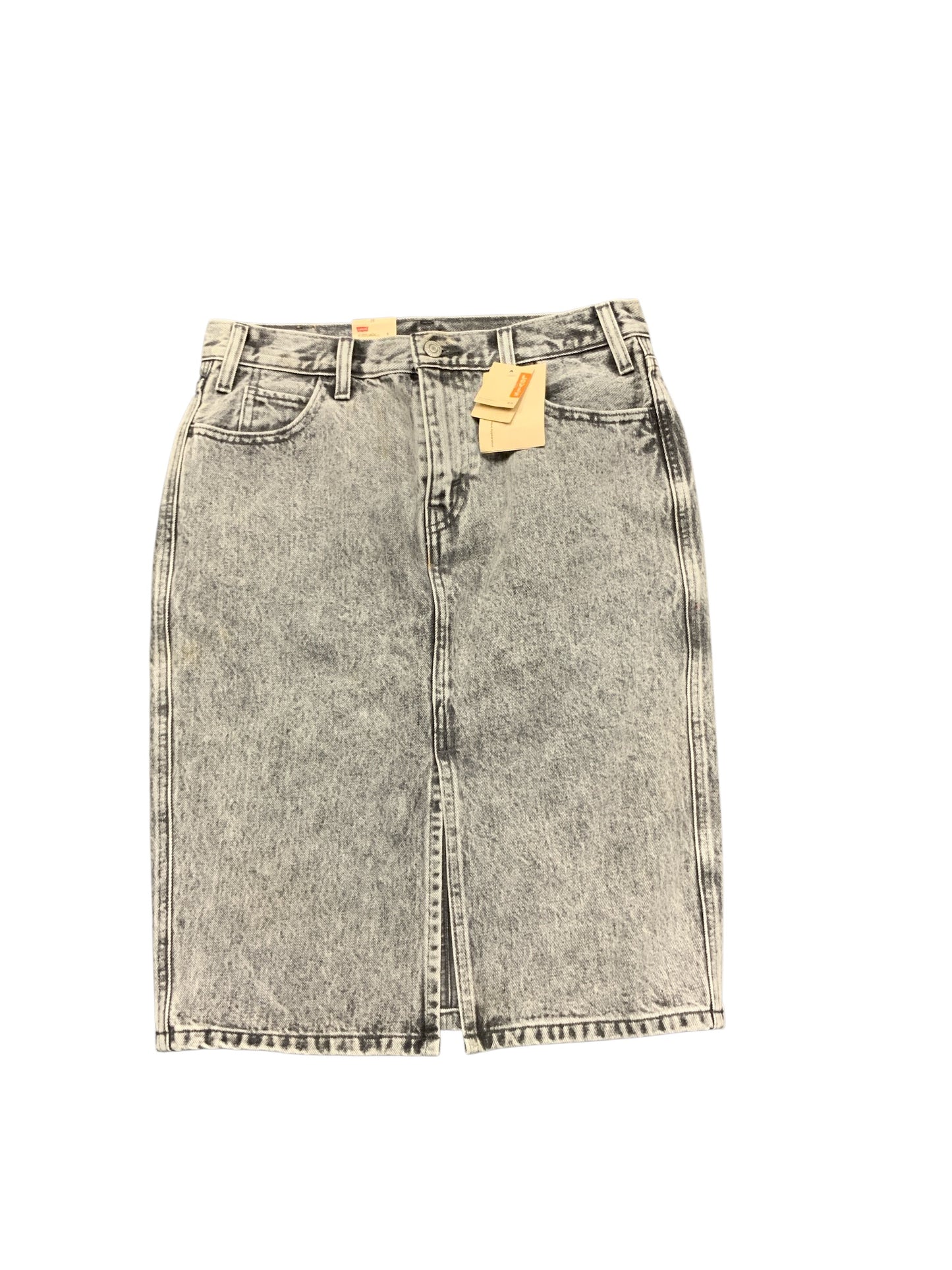 NWT Levis Women's Denim Skirt Gray 29/8=M