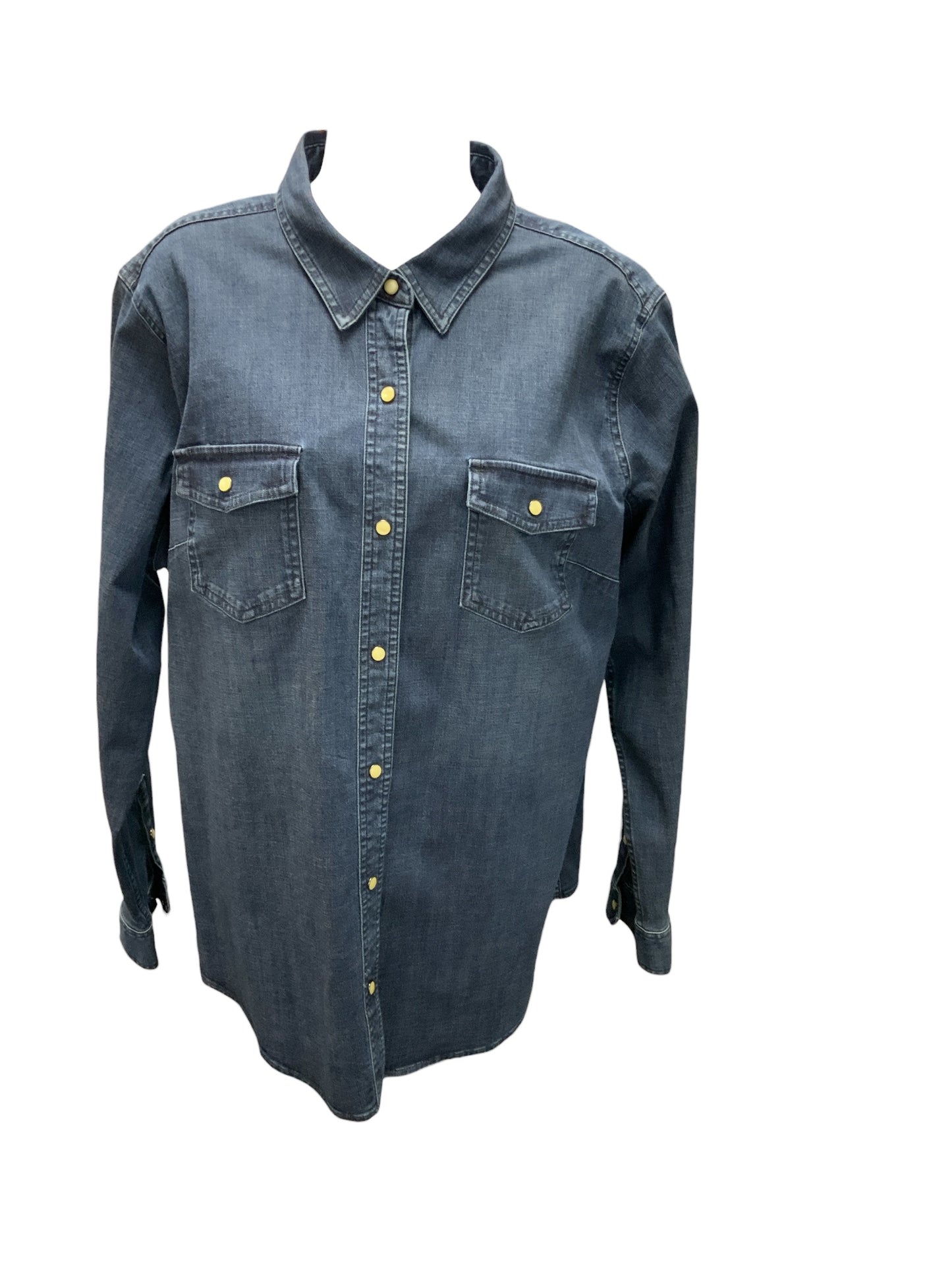 Duluth Women's Shirt Blue XXL