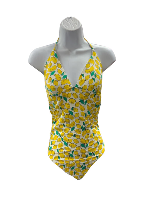 NWT Boden Women's Swimsuit Lemon 10 Long