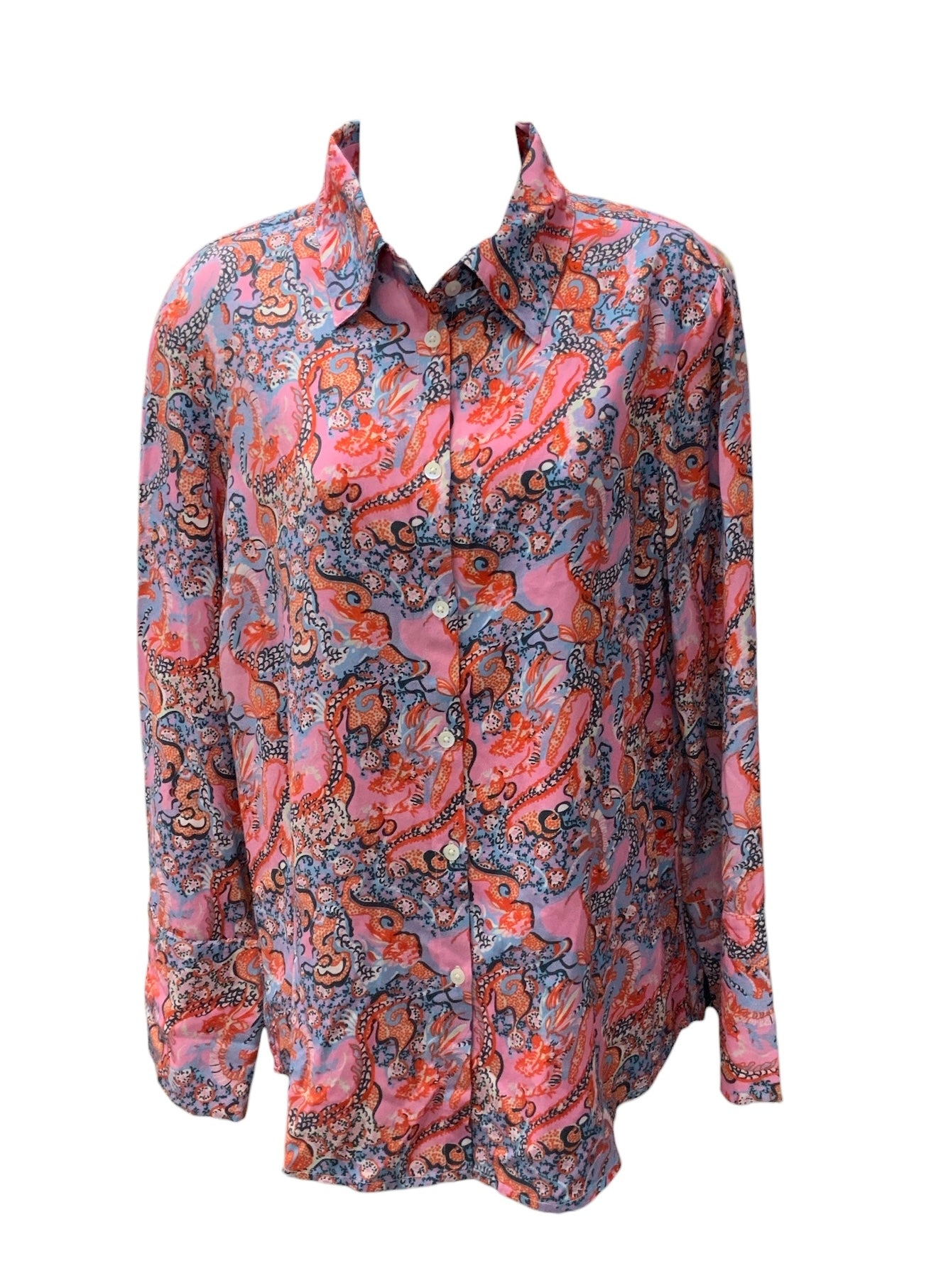 CK Bradley Women's Blouse Orange L