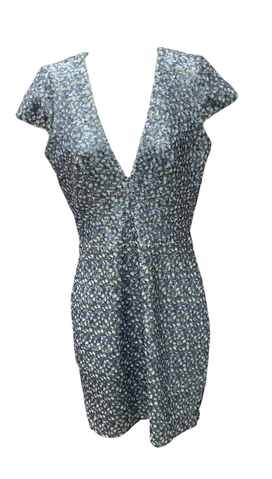 Dress the Population Women's Dress Blue Sequin L