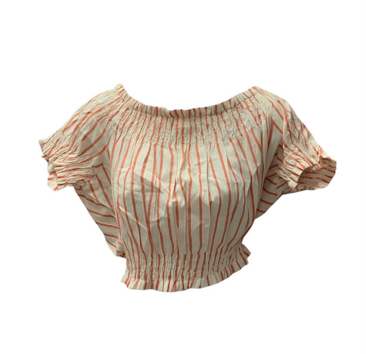 NWT Compania Fantastica Women's Blouse Orange S