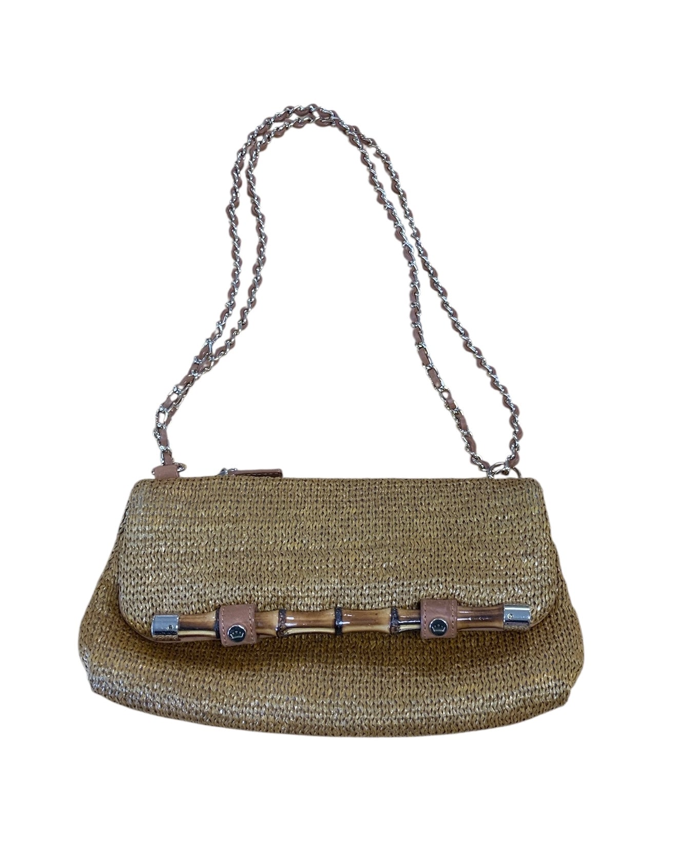 Elaine Turner Straw Handbag