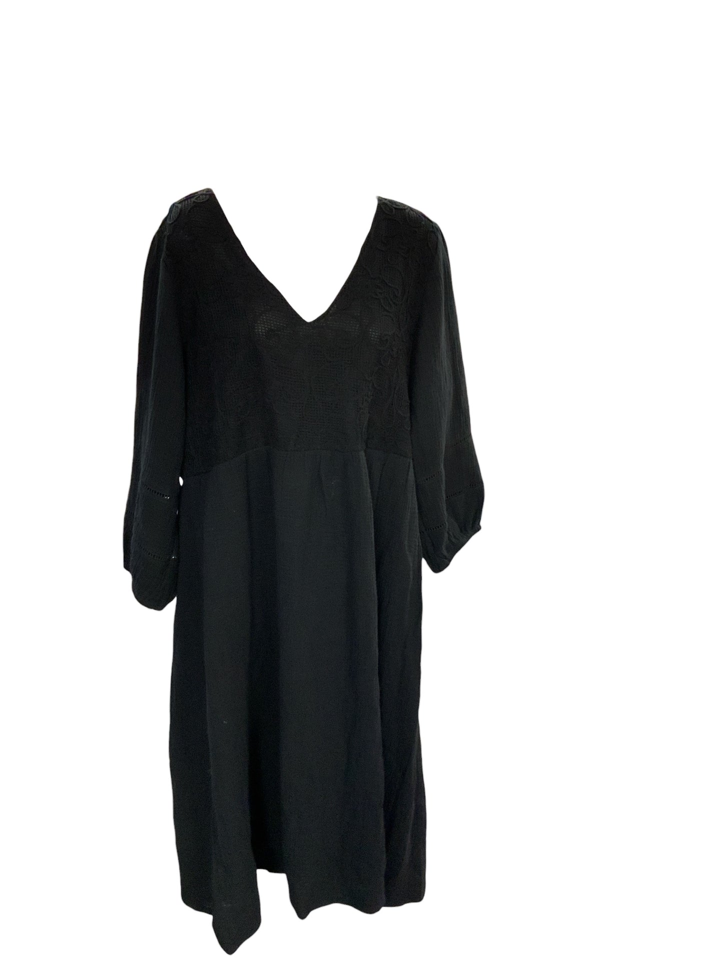 Calme Women's Dress Black 2XL