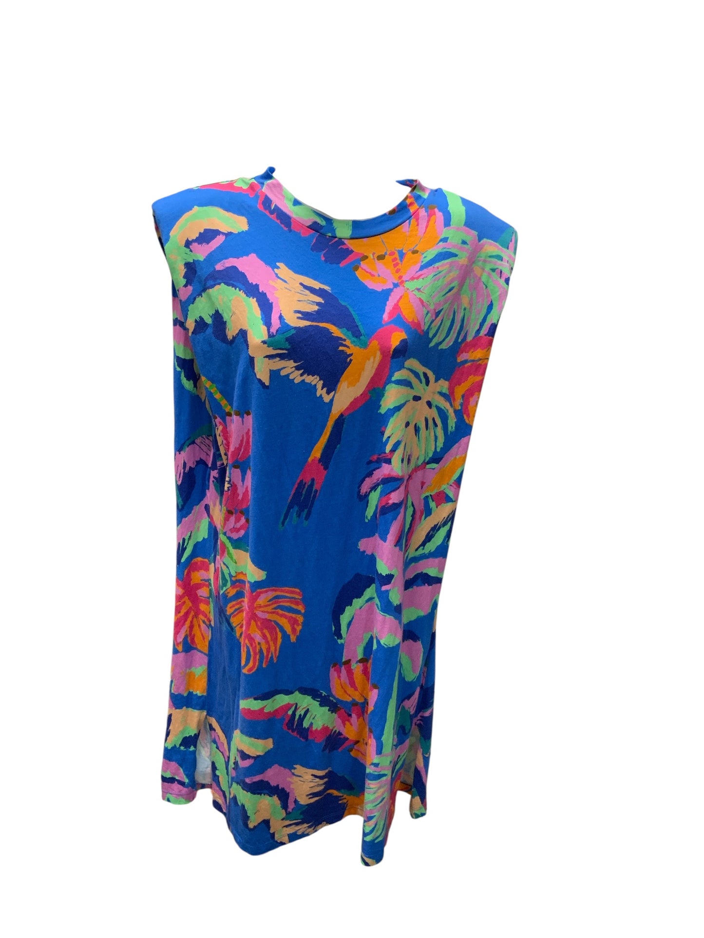 Farm Rio Women's Dress Royal Multi S