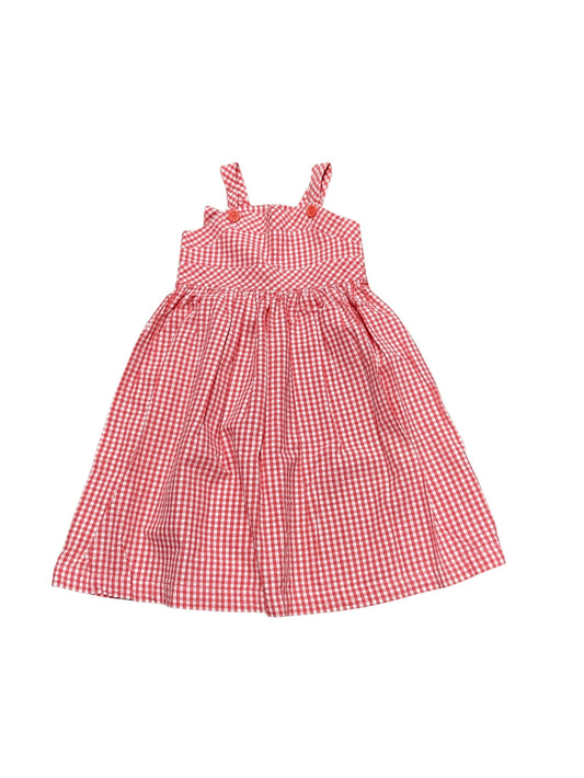 Chez Ami Girls Red Checkered Dress 5