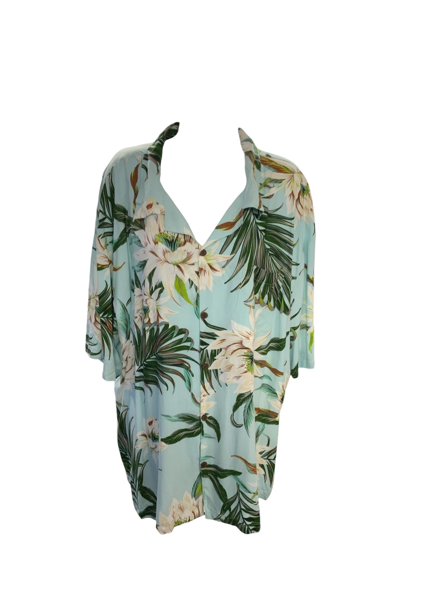 Hawaii Hangover Men's Shirt Blue 2X