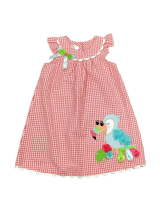 Bonnie Jean Girls Red Checkered Dress 4T