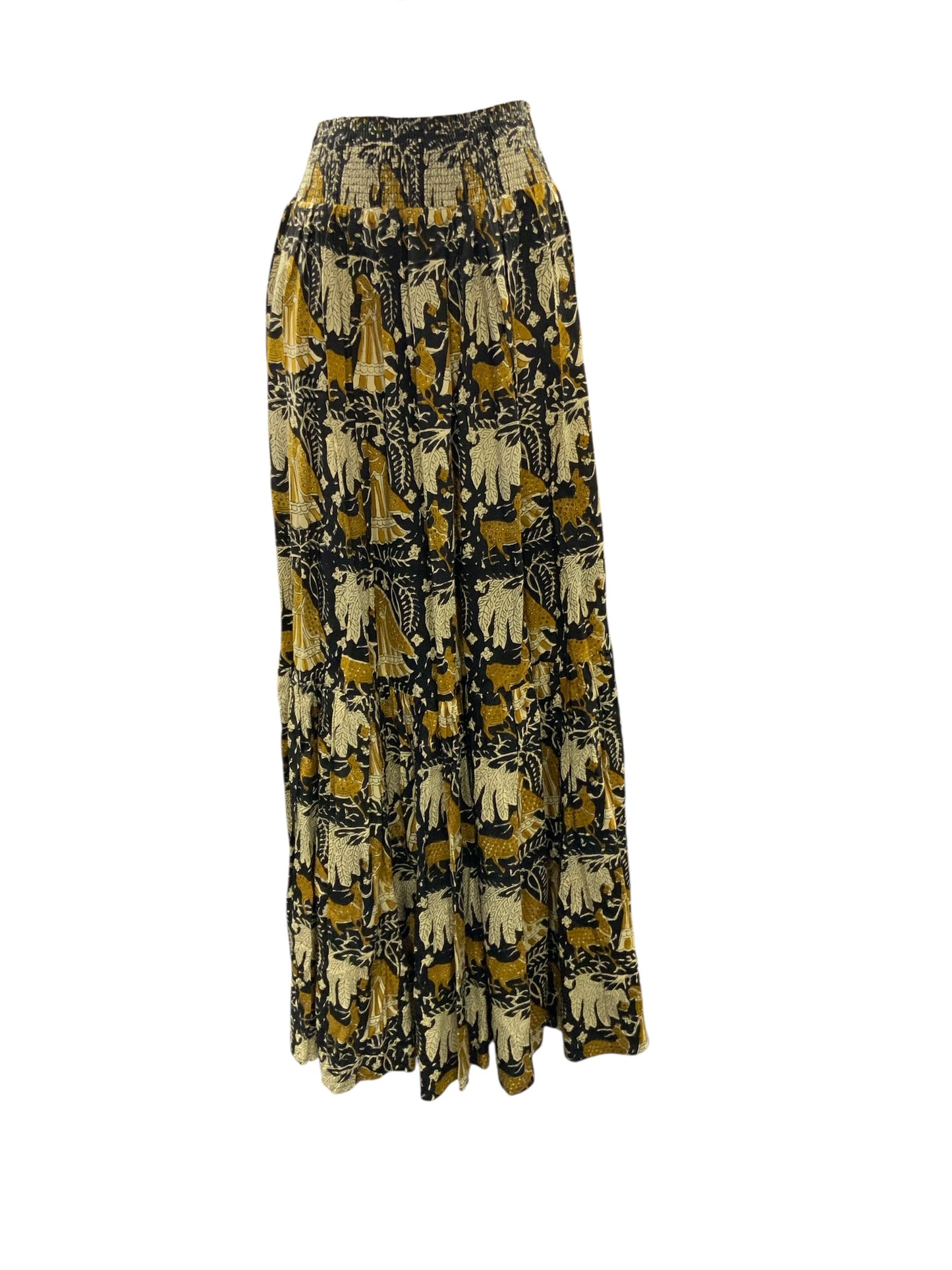 India Collection Women's Maxi Skirt Gold XS/S
