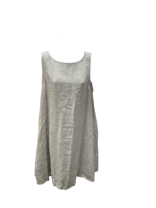 J. Jill Women's Linen Dress Gray M