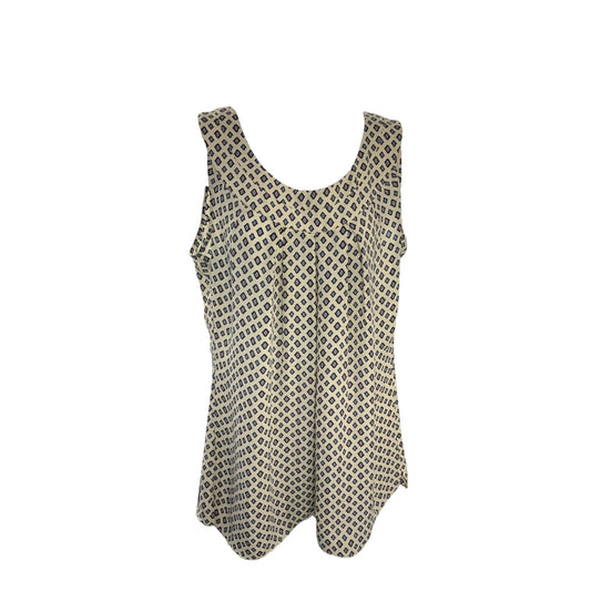 Cabi Women's Shirt Brown Pattern L