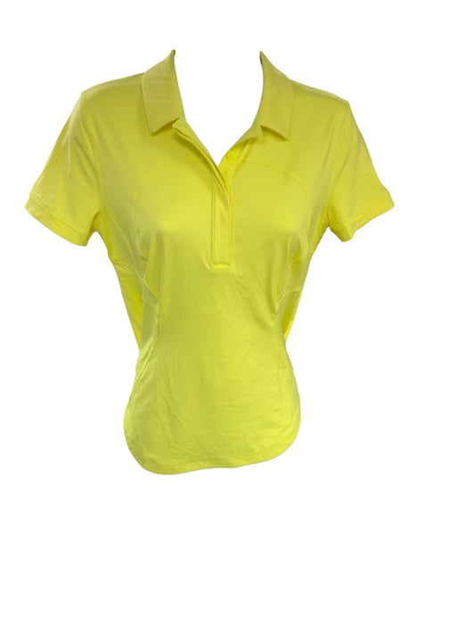 Lululemon Women's Logo Polo Yellow S
