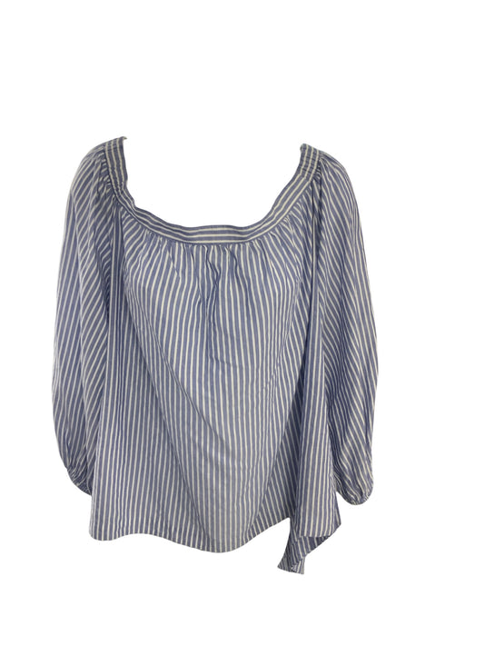 BCBG Max Azria Women's Blouse Blue L
