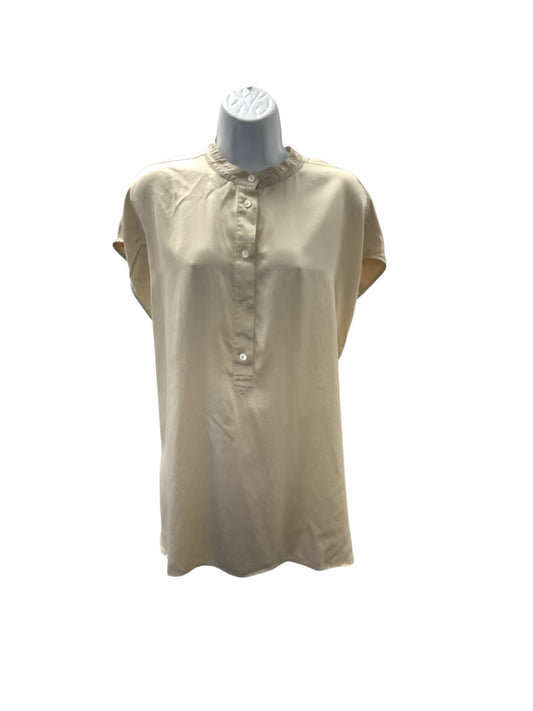 Banana Republic Women's Silk Blouse Sand LT