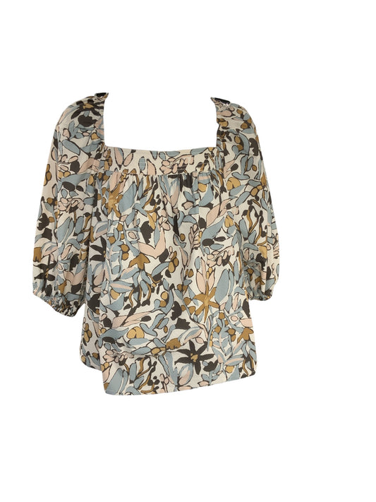 Ann Mashburn Women's Blouse Slate Multi M