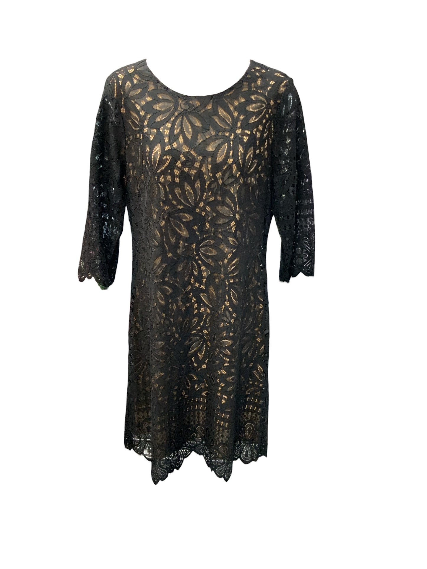 Kensie Women's Dress Black Lacey 10