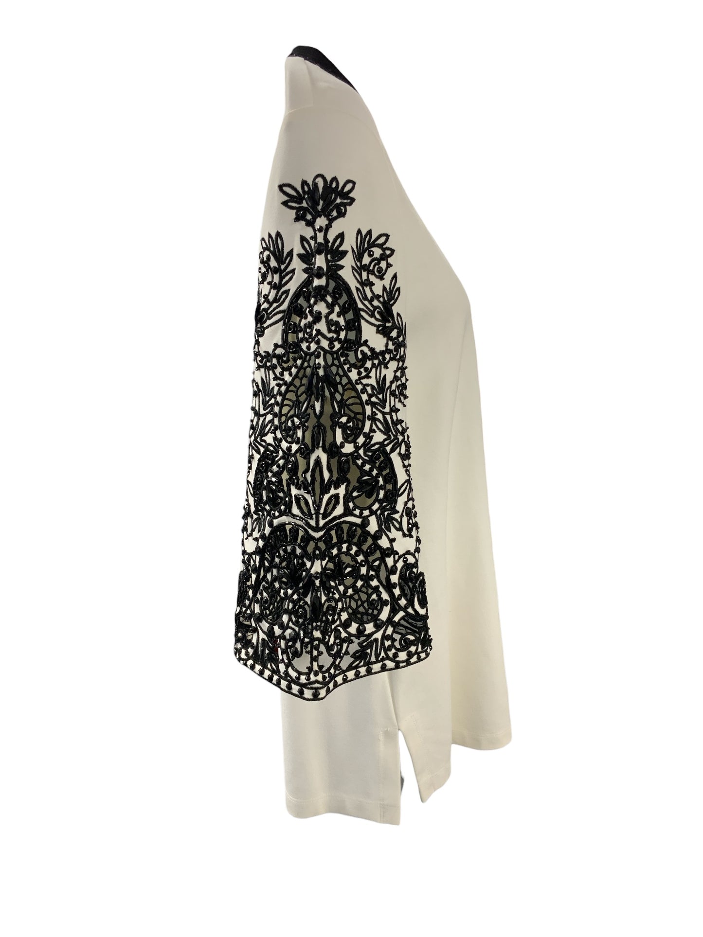 Kobi Halperin Women's Blouse White Black M