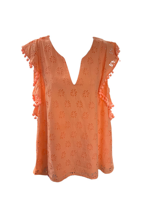 Lilly Pulitzer Women's Blouse Peach L