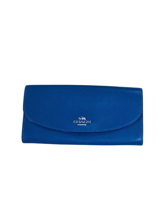 Coach Blue Wallet