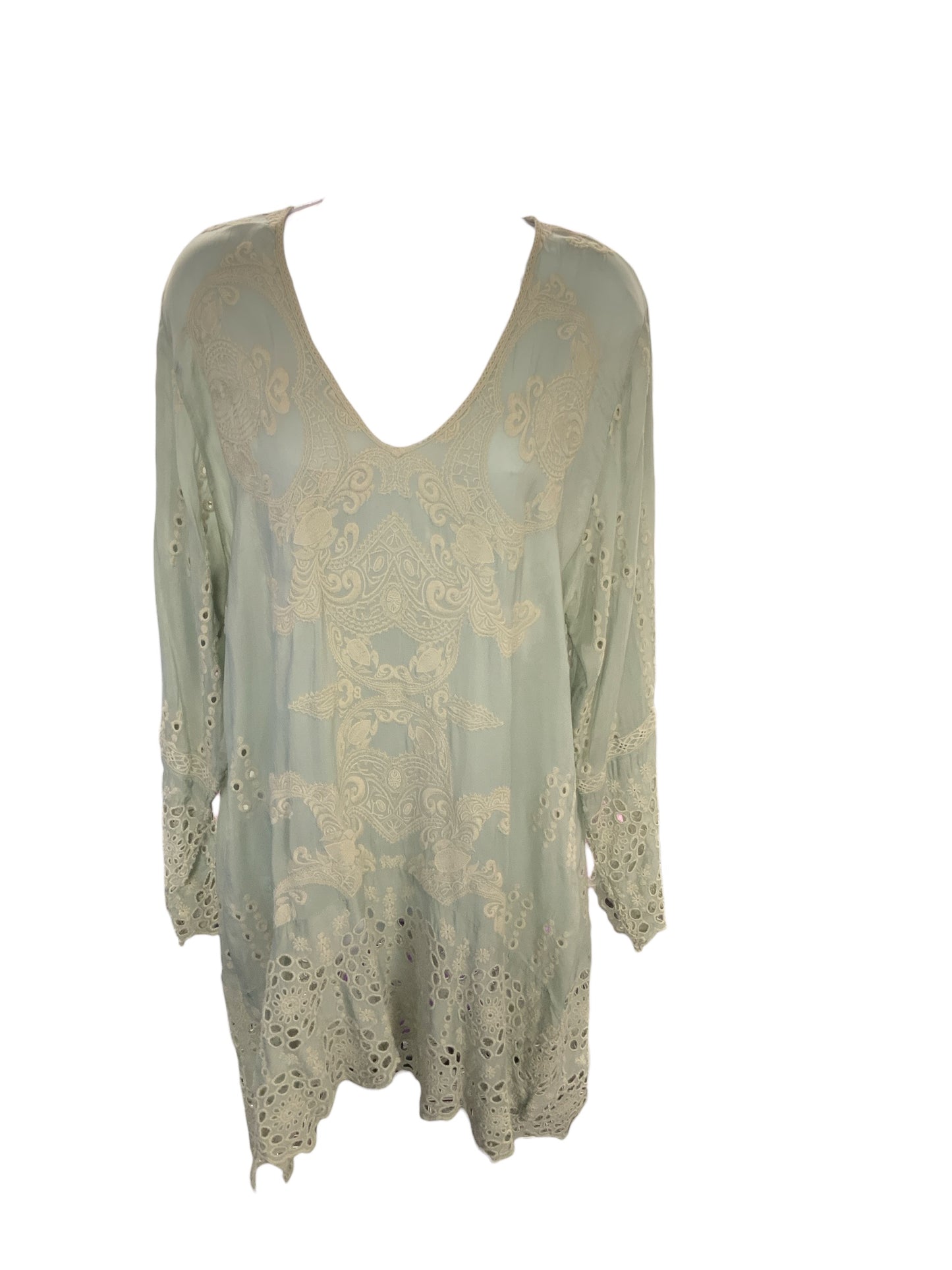 Johnny Was Women's Tunic Sea L