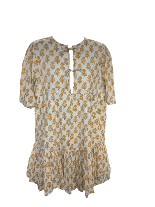 India Collection Women's Dress Gold M/L
